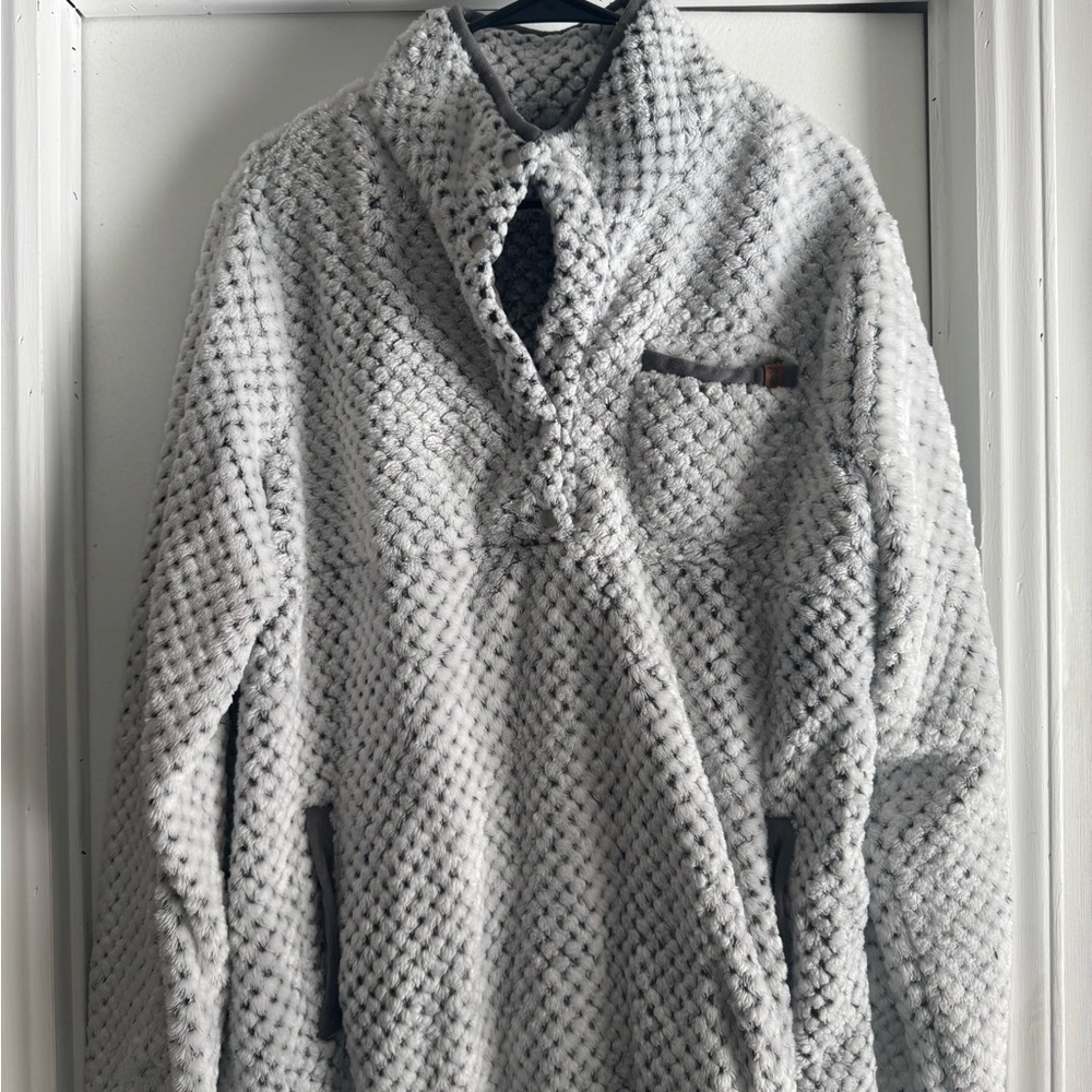 Simply Southern Gray Textured Fleece